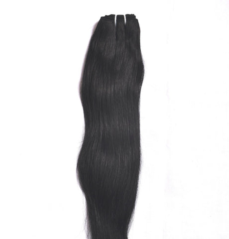 Dye Black 12" inch Straight hair 1 bundle