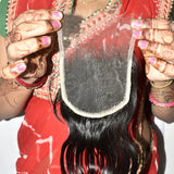 HD Swiss 20" inch 4*4 Closure 1 piece
