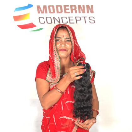 Blunt Cut 10" inch Wavy hair 1 bundle