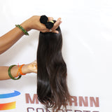 12" inch Bulk Straight hair 1 piece